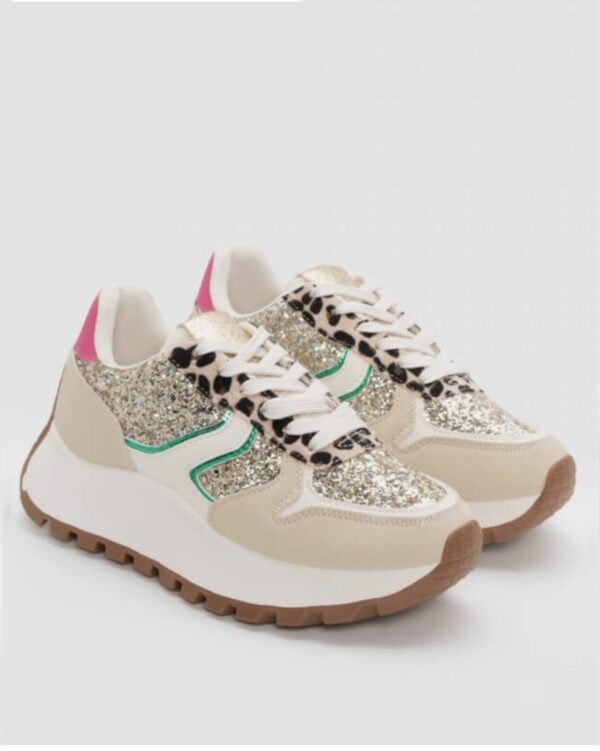 SNEAKERS ΜΕ ΔΙΑΚΟΣΜΗΤΙΚΟ GLITTER